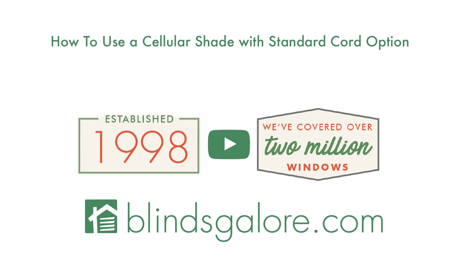 standard lift cordless cellular shades